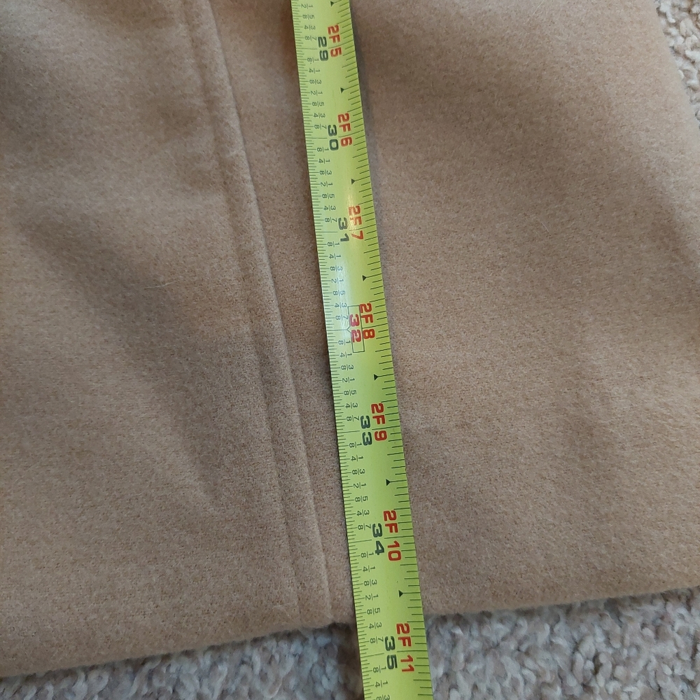 Skies Are Blue‎ Classic Double-Breasted Wool Blend Trench Coat Size XS NWT - Picture 5 of 7